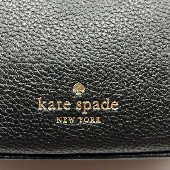 Kate Spade NWT Crossbody Pebble Black Leather Rosie Bag retail $349 - Picture 4 of 10